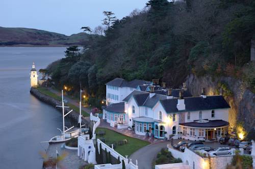 The Portmeirion Hotel and Castell Deudraeth